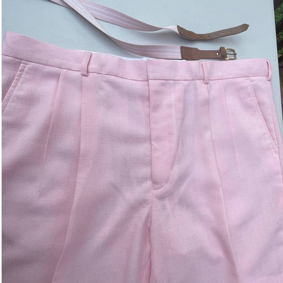 Vintage Trimingham's Pink Bermuda Shorts- Sz 40 - Picture 11 of 12